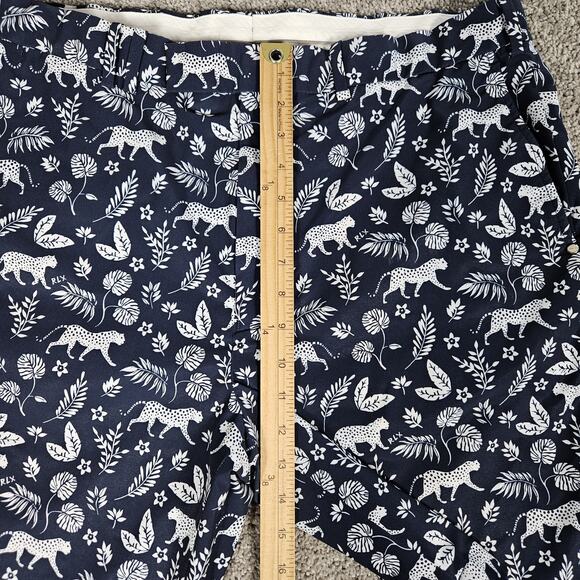 Ralph Lauren RLX Shorts Mens 38 Blue Jaguar Palm AOP Golf 9" Stretch - Picture 12 of 12